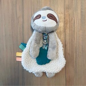 Itzy Ritzy Lovey Sloth Teether Sherpa Tan Cream Baby Toy